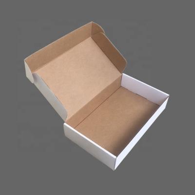 China Popular recycled materials brown color inside corrugated paper box box mockup for sale