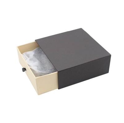 China Customized Recyclable Luxury Hard Box Kraft Puller Pull Out Recycled Packaging Box for sale