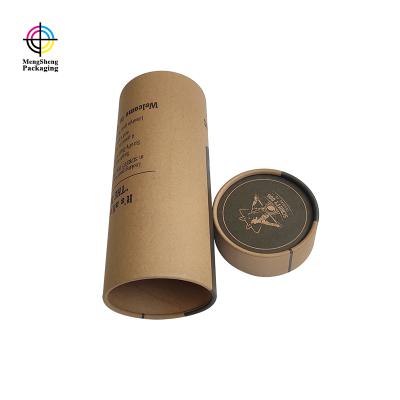 China Eco-friendly Recyclable Wholesale Logo Printed Round T-shirts Clothes Cosmetics Packaging Paper Tube Tube Gift Box for sale