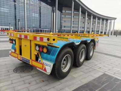 China Containertransport aanhanger met 3 assen en een loopvlak van 1820 mm Te koop