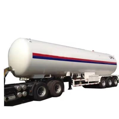 China 13000x2500x3600mm Heavy Duty Gas Tanker LPG Pressure Tank Trailer Semi Truck Trailers for sale