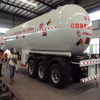 China 3 Axles LPG Tank Trailer 30000L 45000L LPG Gas Tank with One Years After-sales Service for sale