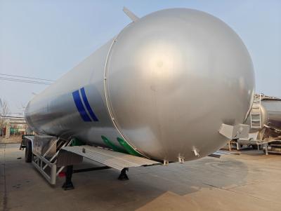 China Filling Ratio 0.42-0.59 3 Axles 56m3 LPG 60000 Liters Gas Tank Tanker Semi Truck Trailer for sale