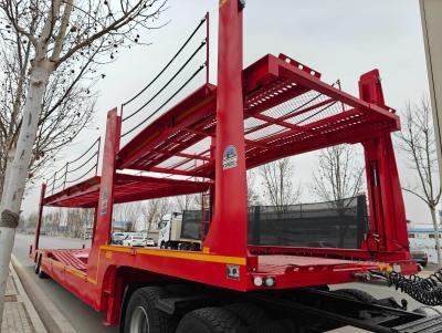 China Supply 2 Axle 17m Auto Transport Trailer Car Carrier Truck Trailer for Medium Duty for sale