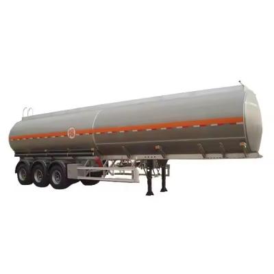 China 2024 Petroleum Road Tanker Trailer 45000 Liters Aluminum Fuel Tankers for Steel Tankers for sale