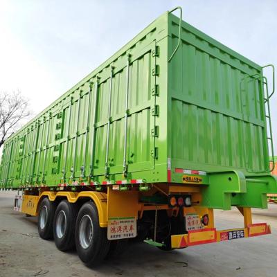 China 3 Axle 40t Animal Transport Fence Semi Trailer Stake Fence Utility Cargo Truck Semi Trailer for sale