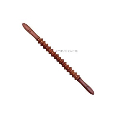 China Rosewood Spa High Quality Home Massager Waist Thigh Roller Wooden Back Massager For Muscle Soothe for sale