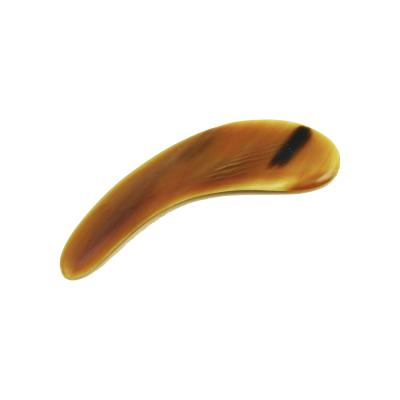 China Natural White Face Buffalo Horn / GuaSha Eyebrow Tip For Face Slim Facial Lifting Reduce Edema (RTS) for sale