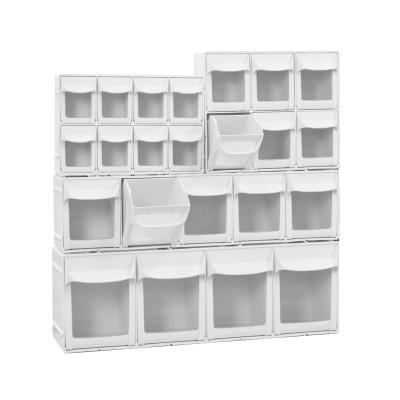 China Viable stackable cosmetics and small items storage box with 8 drawers for sale