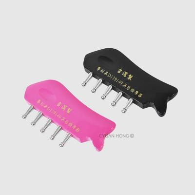 China Asia Hot Sale Beauty Portable FREE SHIPPING Meridian Comb Massager For Head Scalp Face Massager for sale