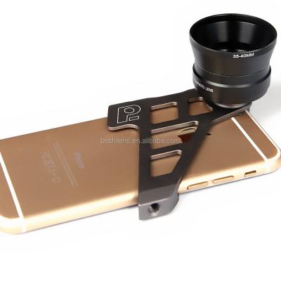 China Aluminum Iphone 6 or 6S Bracket 165 Degree Wide Angle 3X Telephoto Mobile Phone Camera Lens Kit For iphone 6 for sale