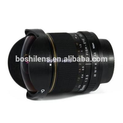 China 8.0mm ultra wide angle F3.5 fisheye lens for camera 96.2*77.2 for sale