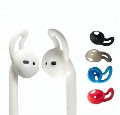 China Re-Washable Reusable Silicone Earphone Earbuds Ear Plugs Silicone Non-Toxic Eco-Friendly Covers For Apple iPhone, For Airpods Ear Hook Grips for sale