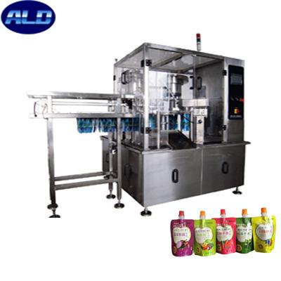 China Automatic 2 Beverage Spout Juice Spout Pouch Packing Machine for sale