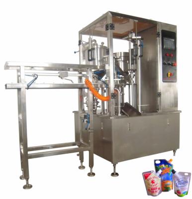 China Automatic Beverage 1 Spout Juice Spout Pouch Filling Machine for sale