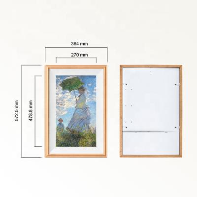 China Wifi quality controlled 21.5inch anti-glare matte digital picture photo frame screen with anti-glare matte screen/oil painting screen for sale