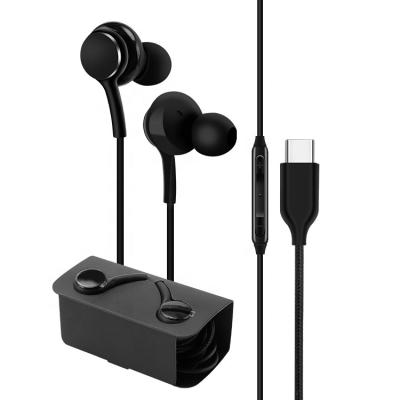 China Earbuds In-Ear Earbuds headphone type c Interface Note 10 earphone for Samsung S20 Earphone for AKG Headphone for sale