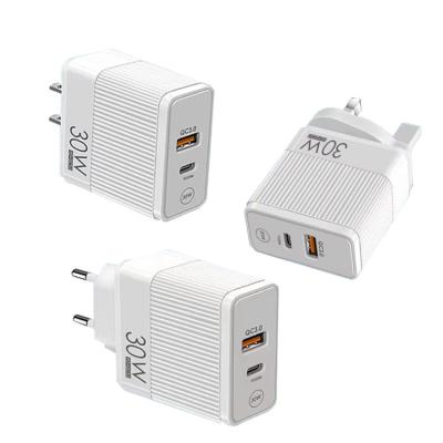 China Fashion 30W USB-C Power Type c Travel Adapter Pd Wall charger QC 3.0 Charger Android Phone Charger for sale