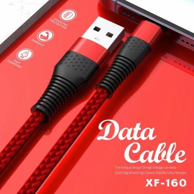 China Mobile Phone Amazon Hot Sell 2.4a Data Cable 1000mm Fast Charging Durable Cable For iPhonr for sale