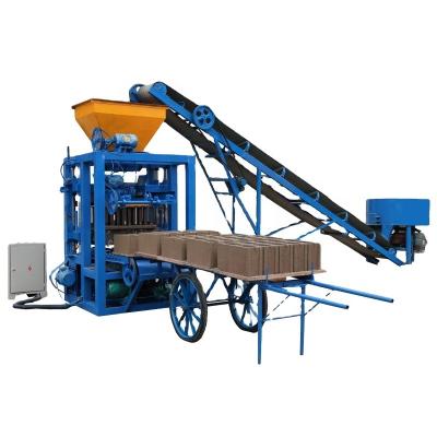 China Automatic qt4-24 hotels cement block making machine sale in Malawi for sale