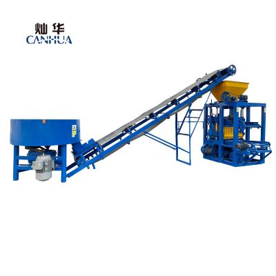 China Construction worksÂ   QT4-24 factory hot sale semi automatic concrete block machine and brick making machine price in Botswana for sale