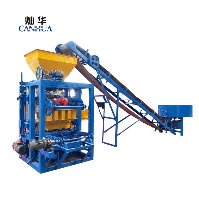 China Building Material Shops QT4-24 Concrete Brick Wall Building Machine For Sale Hollow Block Machine Price In Philippines for sale