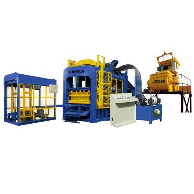 China Building Material Shops QT6-15 Automatic Concrete Cement Hollow Block Brick Interlock High Quality Paver Making Machine for sale