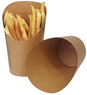 China 50 Pcs French Fries Holder 14oz Greaseproof Deli Cups Disposable Takeout Party Waffle Popcorn Boxes Wrapping Paper Baking Paper Cups for sale