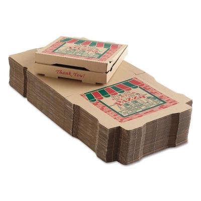 China 2022 NEW recyclable custom design reusable pizza box pizza packing box corrugated paper pizza packing box design for sale