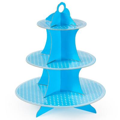 China Dessert Display Stand Gifts Cupcake Tower Detachable Greaseproof Paper Holder for sale