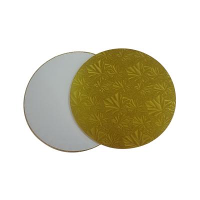 China Wholesale Greaseproof Masonite MDF Wooden Cake Boards Custom Foil /PET Cake Boards Gold for sale