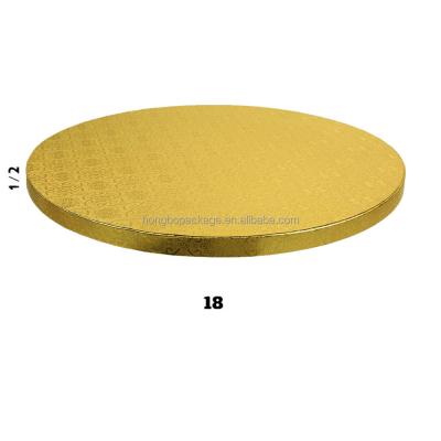 China ANTISTATIC White Thick Cake Drum 1/2 Cake Board for sale