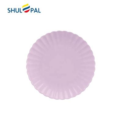 China Viable High Scratch Resistant Pink Glass Dessert Dish for sale