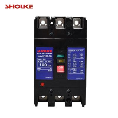 China SKS nf100- cs 3p mccb molded case circuit breaker NF100-CS for sale