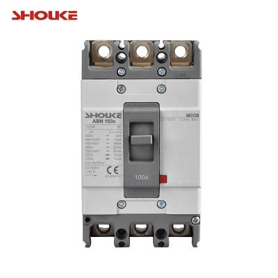 China shouke ABN103C SKN mccb molded case circuit breaker ABN103C for sale