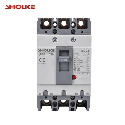 China shouke abs sks mccb molded case circuit breaker abs103b for sale