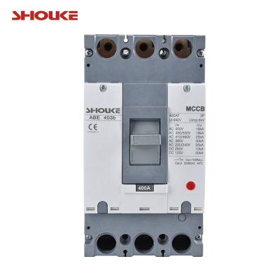 China shouke SKN abn 403c 3p 400a Wenzhou mccb molded case circuit breaker ABN403c for sale