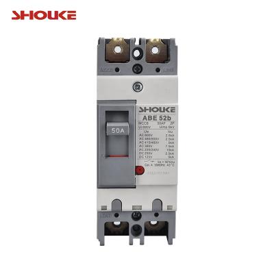 China SKE abe 52b 2p mccb Miniature Cast Case Circuit Breaker ABE52b for sale