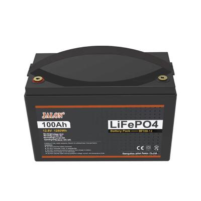 China LiFePO4 outdoor rechargeable battery 12v 100ah 12.8V 100AH ​​LiFePO4 battery OEM solar power system rv battery Te koop