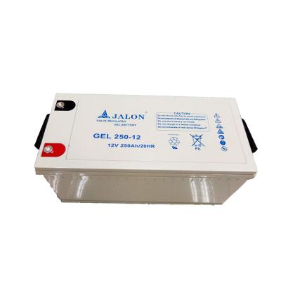 Κίνα Gel Solar Battery 12v 250ah 12V 250AH Gel Solar Battery Jalon UPS Battery Factory Direct Sale VRLA Backup Battery προς πώληση