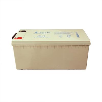 中国 China 522*237.5*222 mm 58KGS solar rechargeable battery 12v 250ah gel battery 12v 250ah solar rechargeable lead acid battery 販売のため