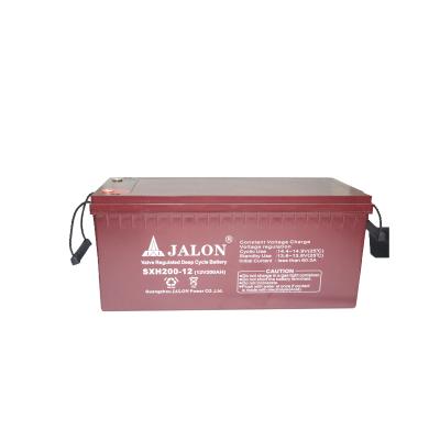 China Operation OEM 12v deep cycle battery Guangzhou 12v 200ah maintenance free lithium ion batteries for solar systems for sale