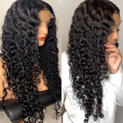 China Water Wave Wig African Curly Ladies Synthetic Hair Wigs For Color Women Long Wavy Curly Headwear Chemical Fiber Hairband Wig for sale