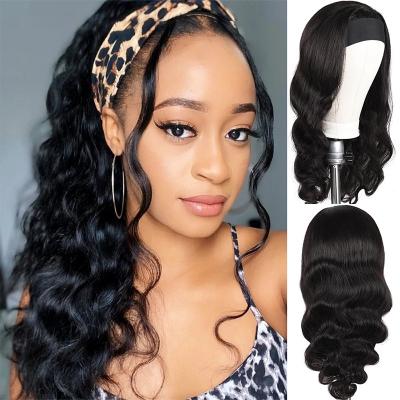 China Wholesale Silky Straight Silky Straight Hair Tie Headwear Ice Hair Wig Body Wave Body Wave Headband Brazilian Hair for sale