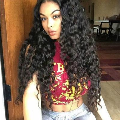 China Water Wave Long Corn Curly Wigs For Women African Hair Synthetic Deep Curly High Temperature Fiber Daily Part Use Synthetic Wigs Hair Wig for sale