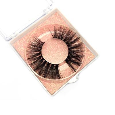 China Private Label Waterproof Hot Selling False Lashes 25mm Real Mink 3D False Eyelashes for sale