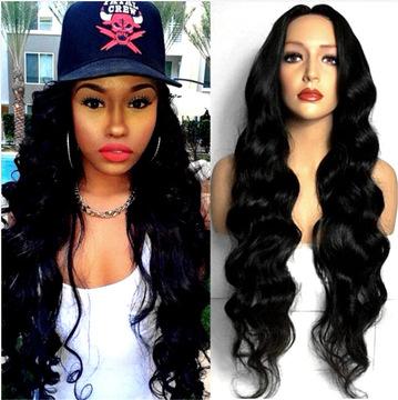 China Water Wave Hair Wigs Shape Wig Large Lady High Temperature Silk Rose Inner Net Black Curly Wave Hair Wig for sale