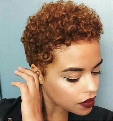 China Wholesale Silky Straight Brazilian Short Curly Cool Style Wigs Black Curly Hair Color Hair Natural Black Wig For Women for sale