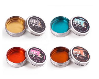 China Wholesale Custom Bulk Organic Vegan Hair Styling Pomade Wax Private Label Best Anti Frizz Strong Hold Edge Control Braiding Gel for sale