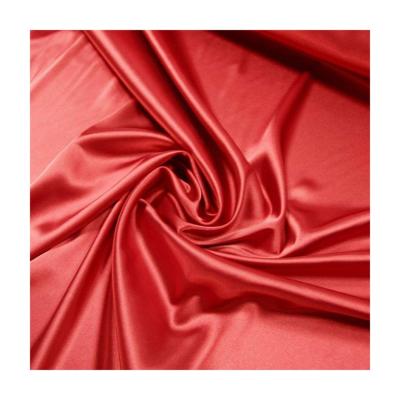 China New Arrival Waterproof Soft And Warm Modern Simplicity Light Body Type Polyester Fiber Satin Fabric Textile for sale